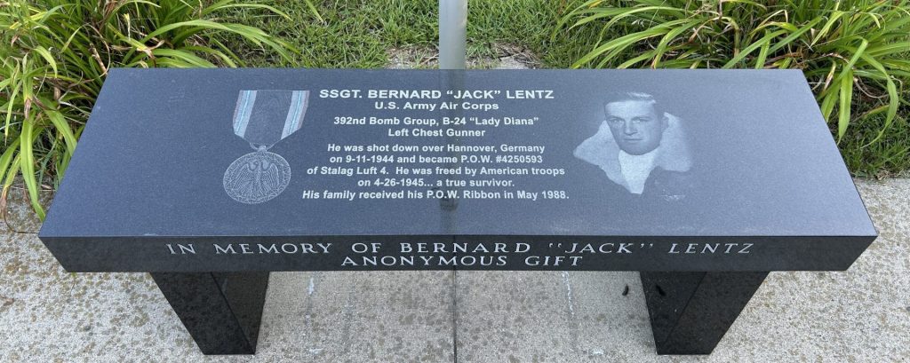 REFLECTIONS MEMORIAL PARK BENCH