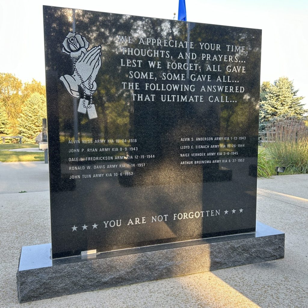 REFLECTIONS MEMORIAL PARK STONE B