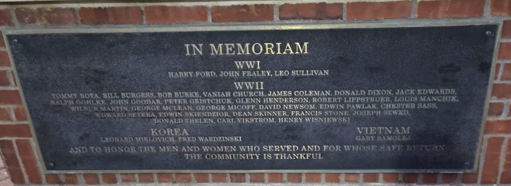 RICHMOND, MI VETERANS MEMORIAL PLAQUE C