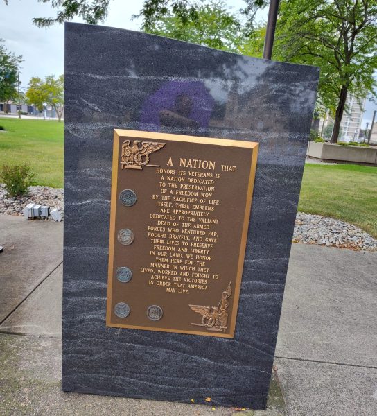 SAGINAW COUNTY VETERAN’S COURT MEMORIAL STONE A