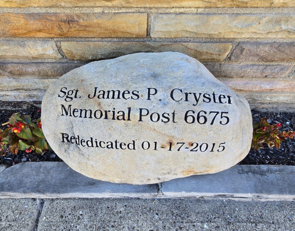 SGT JAMES P. CRYSTER MEMORIAL POST 6675 ROCK