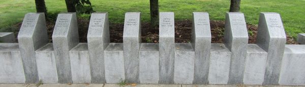 SHREWSBURY FIRST WORLD WAR MEMORIAL HONOR STONES