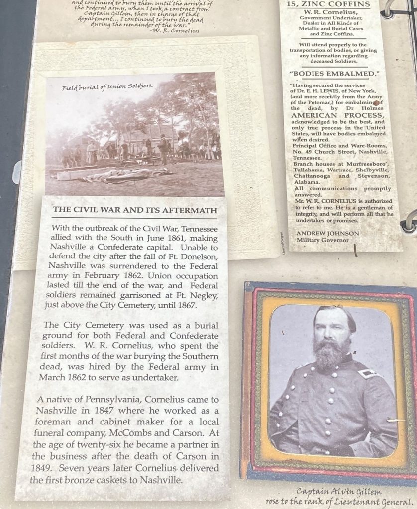 THE CIVIL WAR AND ITS AFTERMATH MEMORIAL BOOK SECTION A