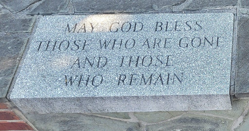 TOM BEAN VETERANS MEMORIAL STONE B