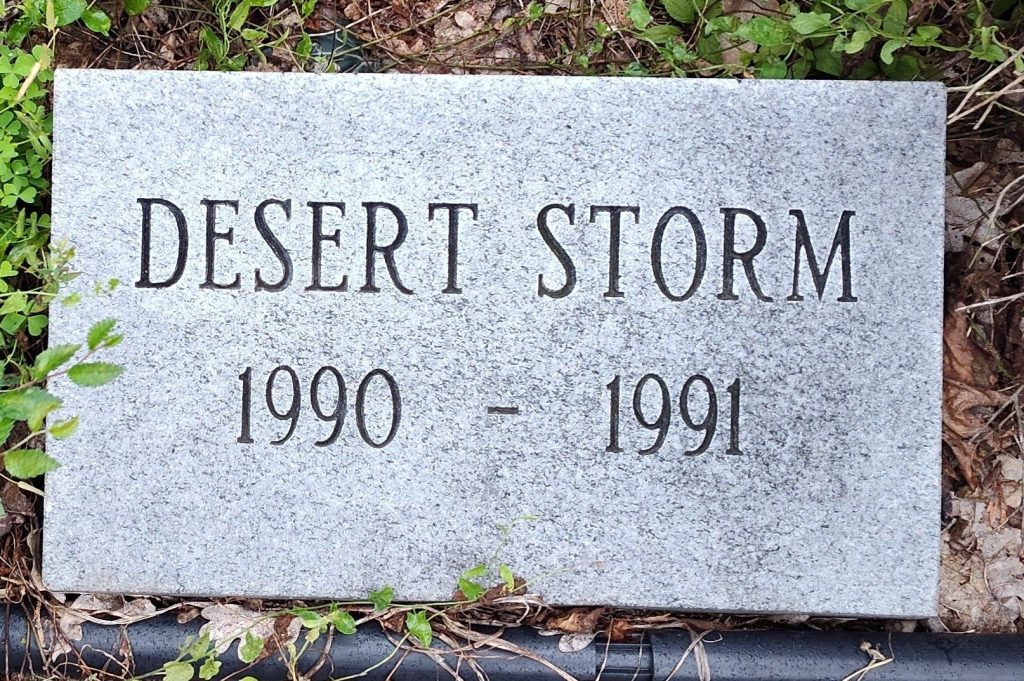 V.F.W. POST 4164 VETERANS MEMORIAL STONE D