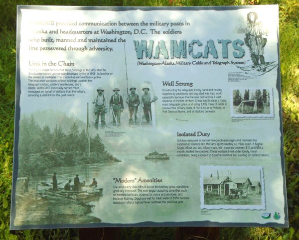 WAMCATS MEMORIAL PLAQUE