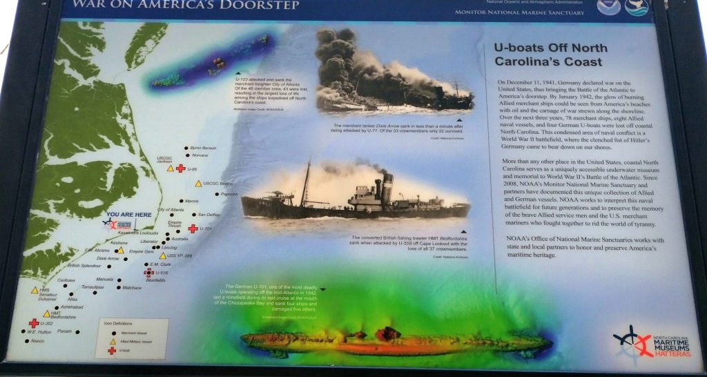 WAR ON AMERICA’S DOORSTEP OFF NORTH CAROLINA MEMORIAL PANEL