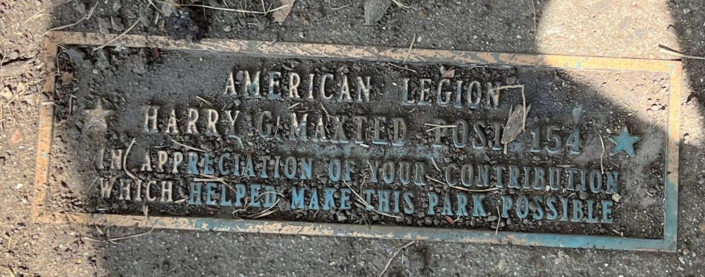 WESTERN SPRINGS VETERANS MEMORIAL PARK PLAQUE B