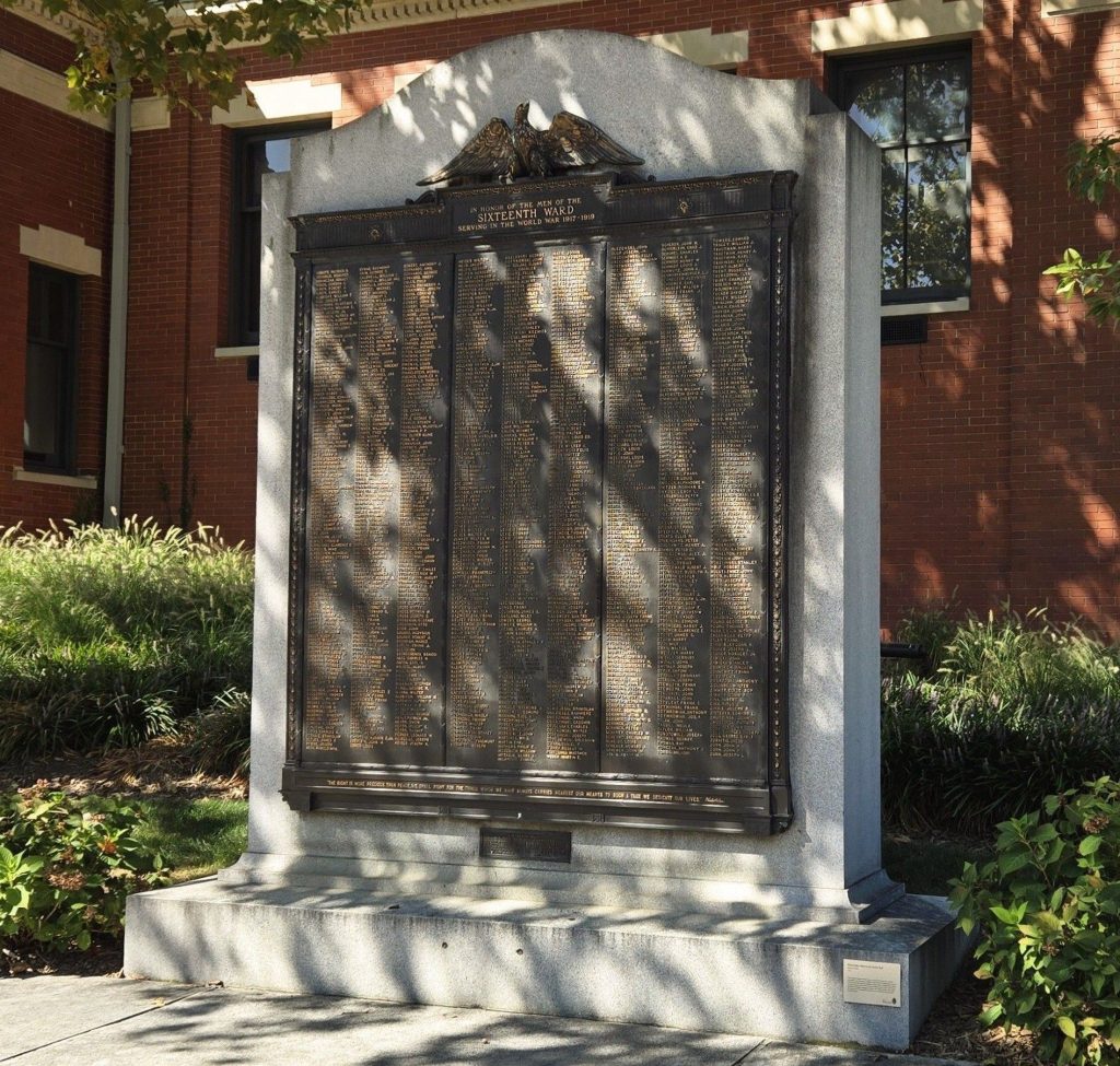 WORLD WAR I MEMORIAL HONOR ROLL