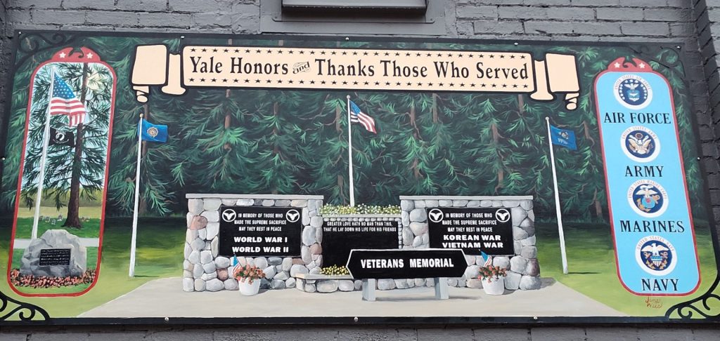 YALE HONORS AND THANKS THOSE WHO SERVED WAR MEMORIAL MURAL