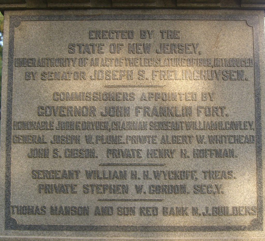 15TH REGIMENT, NEW JERSEY VOLUNTEER INFANTRY WAR MEMORIAL STONE D