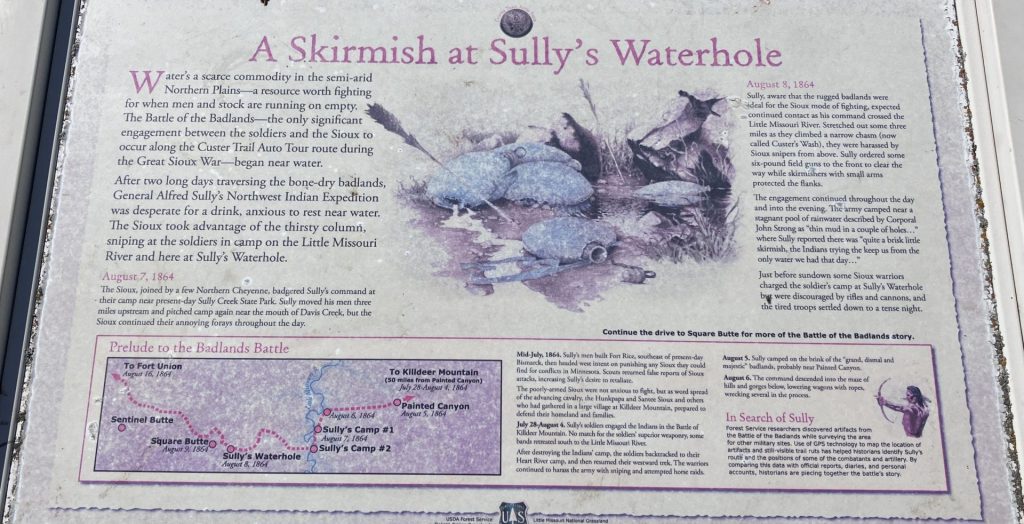 A SKIRMISH AT SULLY’S WATERHOLE MEMORIAL MARKER