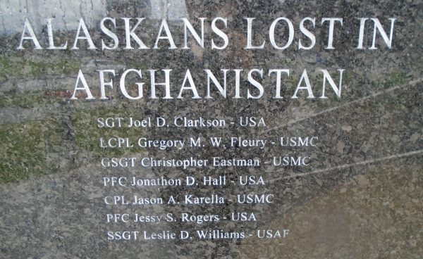 ALASKAN ROLL OF HONORED DEAD WAR MEMORIAL STONE D