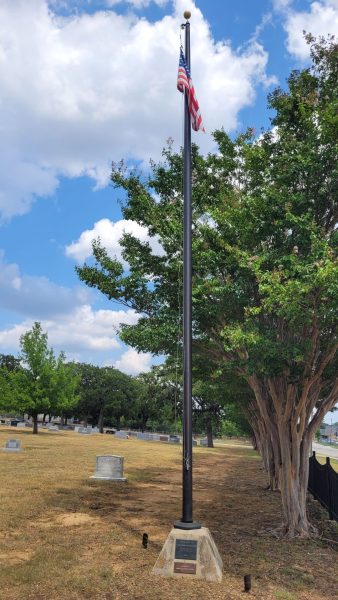 ARMINDA COWDER PLASTER ALL VETERANS MEMORIAL FLAGPOLE