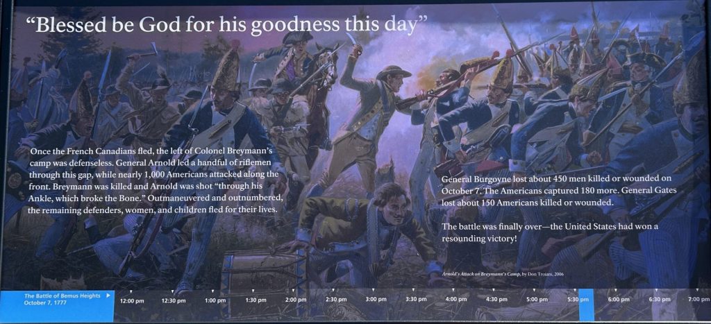 “BLESSED BE GOD FOR HIS GOODNESS THIS DAY” REVOLUTIONARY WAR MEMORIAL PANEL