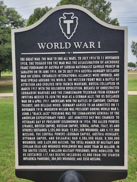 BROWNWOOD WORLD WAR I MEMORIAL MARKER