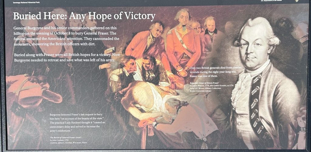 BURIED HERE: ANY HOPE OF VICTORY REVOLUTIONARY WAR MEMORIAL PANEL