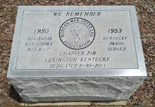CAMP NELSON NATIONAL CEMETERY KOREAN WAR VETERANS MEMORIAL