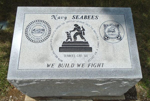 CAMP NELSON NATIONAL CEMETERY NAVY SEABEES WAR MEMORIAL