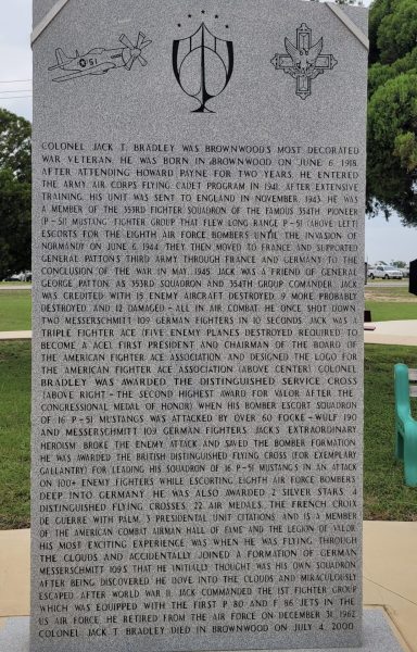 COLONEL JACK T. BRADLEY WAR MEMORIAL