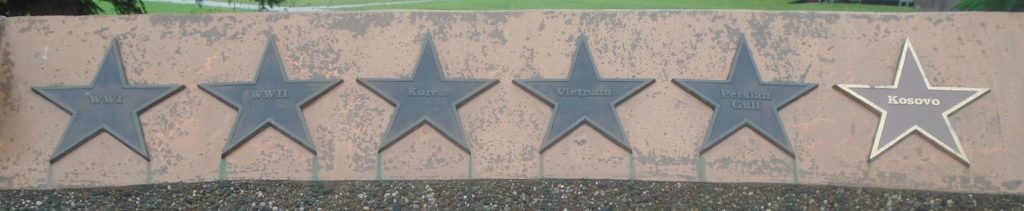 ELMENDORF AIR FORCE BASE WAR MEMORIAL STARS