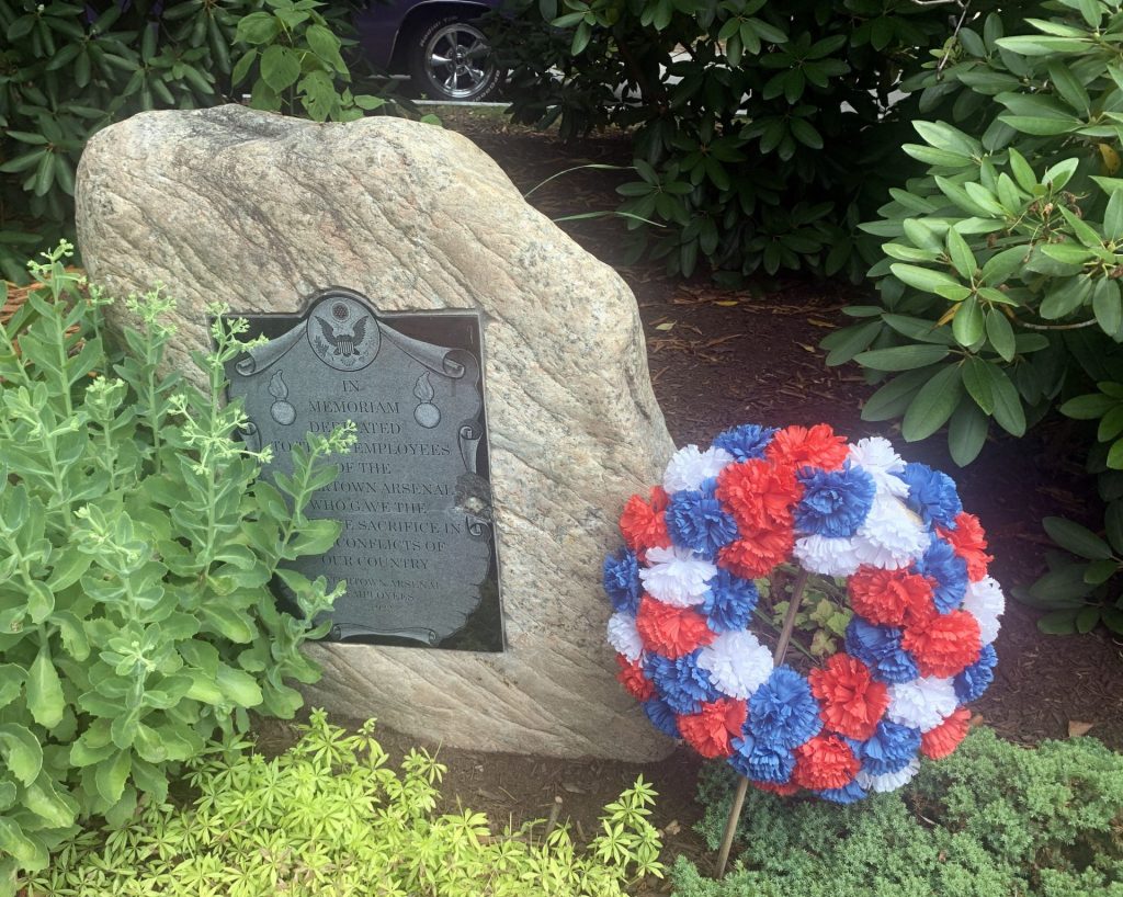 EMPLOYEES OF THE WATERTOWN ARSENAL SUPREME SACRIFICE WAR MEMORIAL