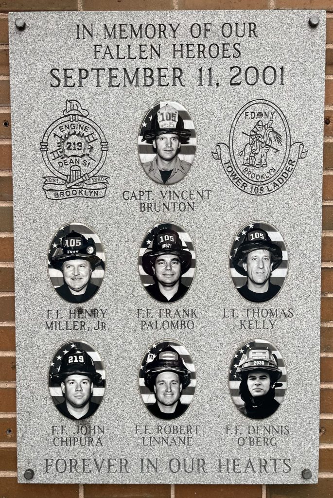 FALLEN HEROES SEPTEMBER 11, 2001 MEMORIAL