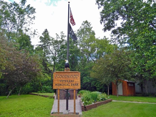 FLOODWOOD VETERANS MEMORIAL PARK MARKER