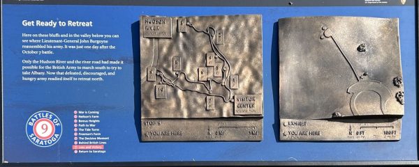 GET READY TO RETREAT REVOLUTIONARY WAR MEMORIAL MARKER