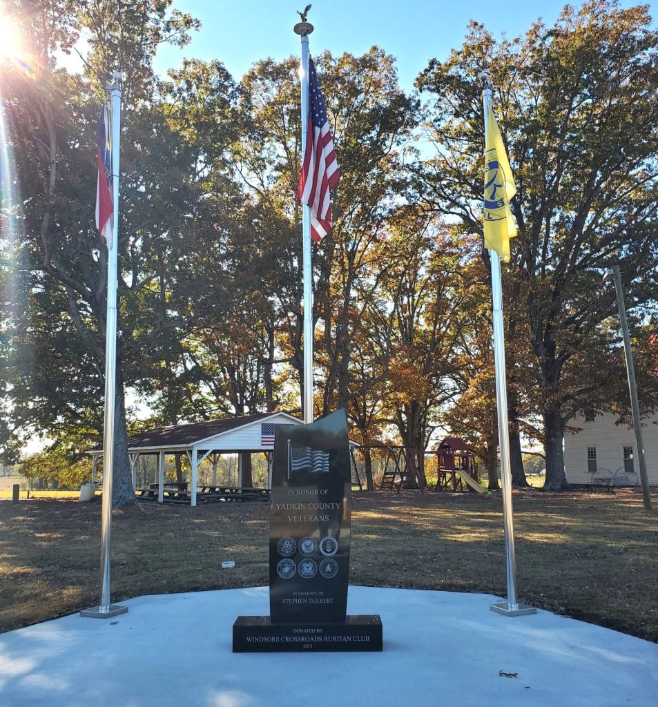 IN HONOR OF YADKIN COUNTY VETERANS MEMORIAL