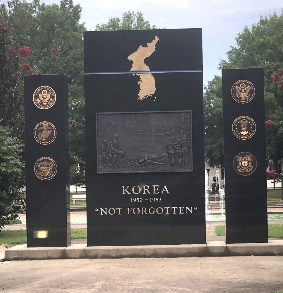 KOREA 1950-1953 “NOT FORGOTTEN” WAR MEMORIAL