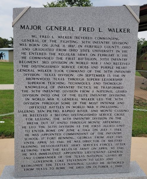 MAJOR GENERAL FRED L. WALKER WAR MEMORIAL