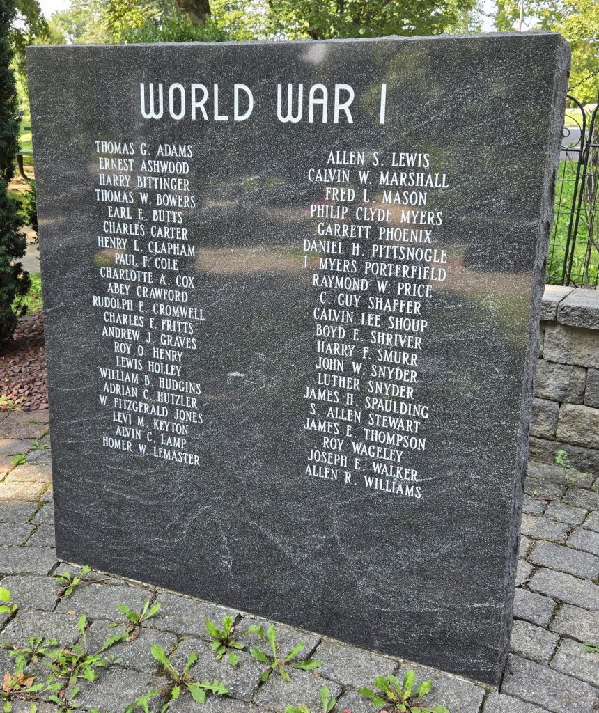 MARTINSBURG ULTIMATE PRICE WAR VETERANS MEMORIAL STONE B