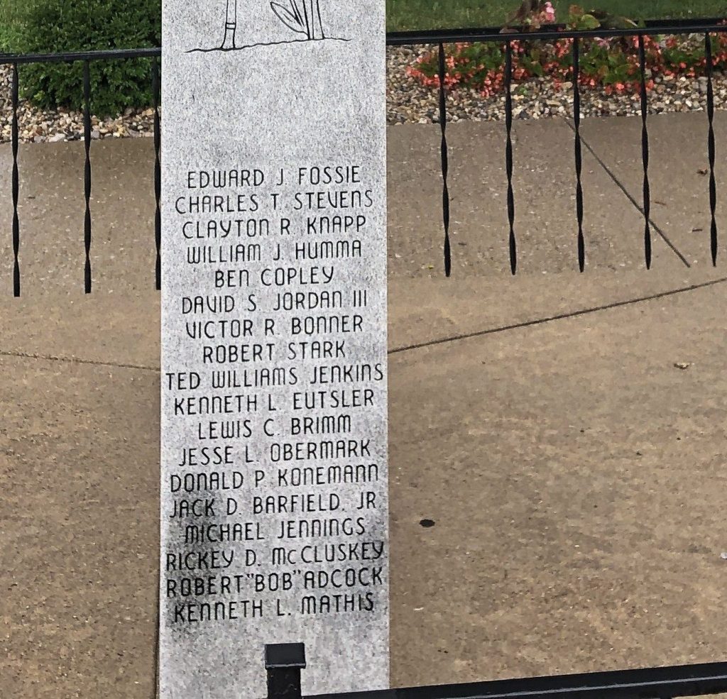 MASSAC COUNTY VIETNAM VETERANS MEMORIAL SIDE C