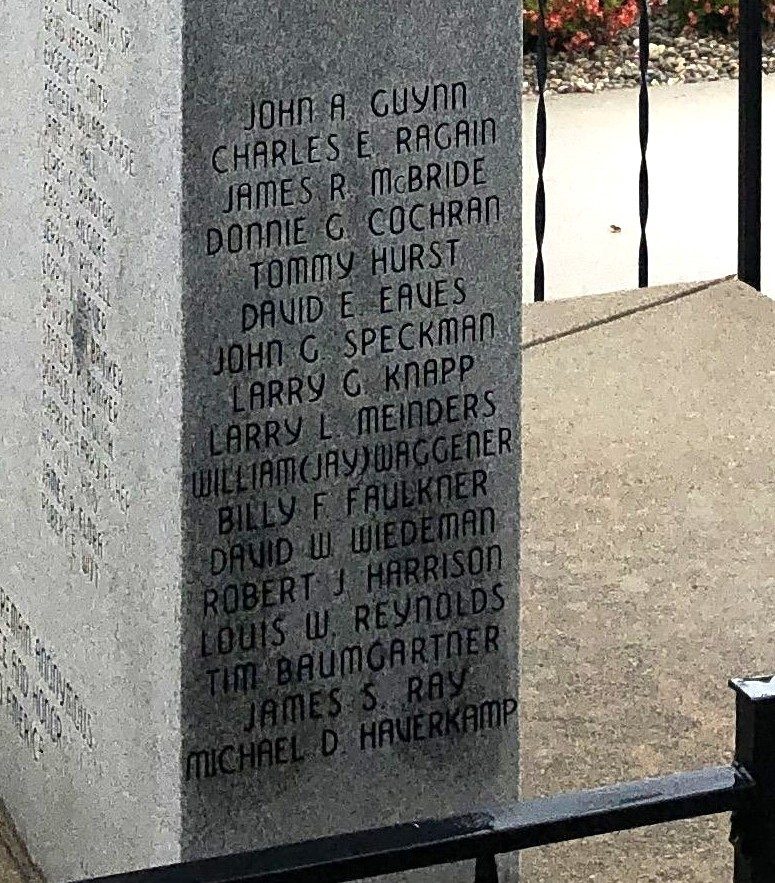MASSAC COUNTY VIETNAM VETERANS MEMORIAL SIDE D
