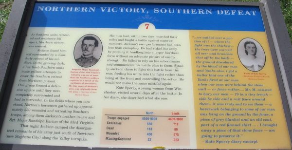 NORTHERN VICTORY SOUTHERN DEFEAT WAR MEMORIAL PANEL