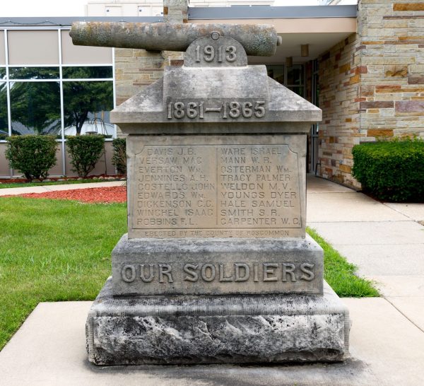 OUR SOLDIERS 1861-1865 MEMORIAL CANNON