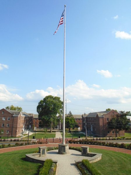 PENNSYLVANIA MILITARY COLLEGE WIDENER UNIVERSITY VETERANS MEMORIAL FLAGPOLE