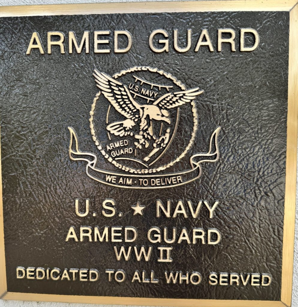 PUNTA GORDA VETERANS PARK PLAQUE D