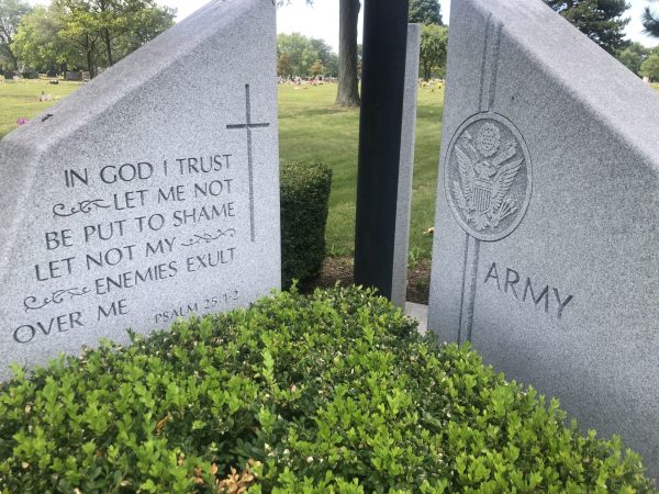 QUEEN OF HEAVEN CEMETERY VETERANS MEMORIAL FLAGPOLE SIDE D