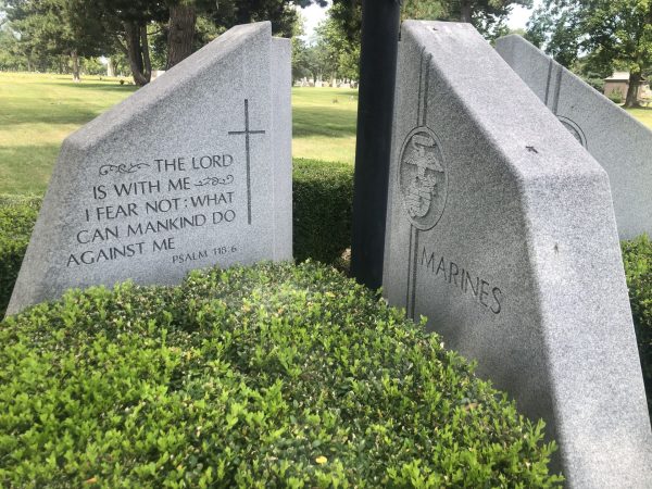 QUEEN OF HEAVEN CEMETERY VETERANS MEMORIAL FLAGPOLE SIDE E