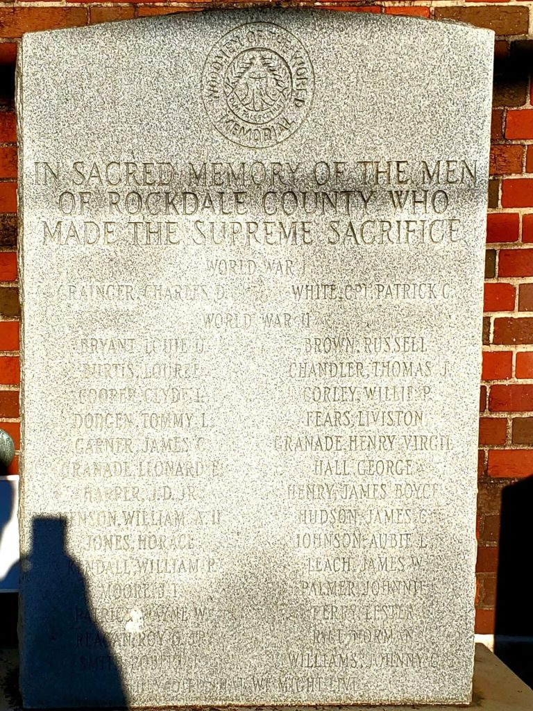 ROCKDALE COUNTY SUPREME SACRIFICE WAR MEMORIAL