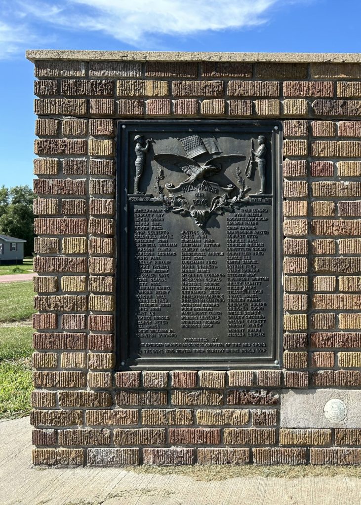 ROLL OF HONOR OUR BOYS WORLD WAR MEMORIAL