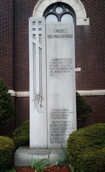 ST. MICHAEL’S WORLD WAR II MEMORIAL
