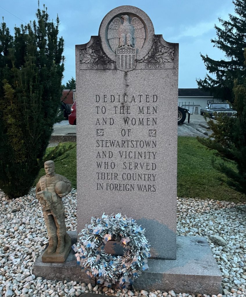 STEWARTSTOWN FOREIGN WARS MEMORIAL