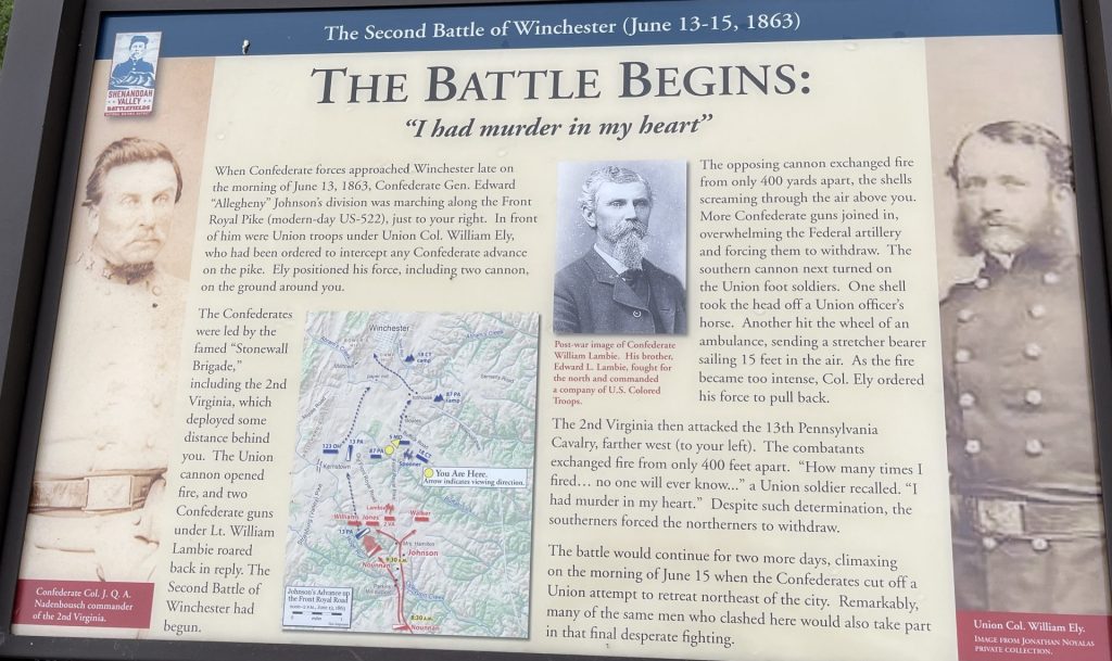 THE BATTLE BEGINS: WAR MEMORIAL PANEL