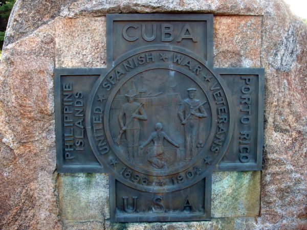 TIPPECANOE COUNTY SPANISH-AMERICAN WAR MEMORIAL PLAQUE A