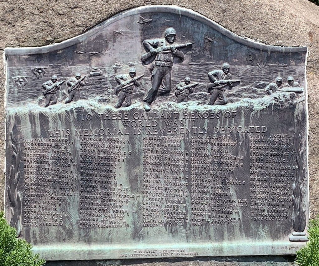 TO THESE GALLANT HEROES WORLD WAR II MEMORIAL PLAQUE