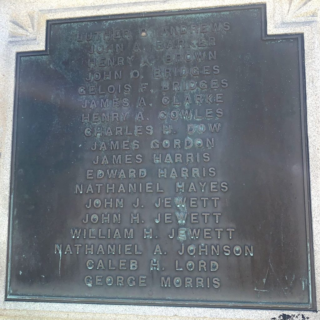 TOWN OF IPSWICH CIVIL WAR MEMORIAL PLAQUE B