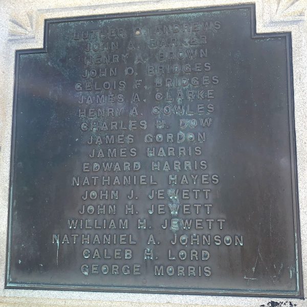 TOWN OF IPSWICH CIVIL WAR MEMORIAL PLAQUE B